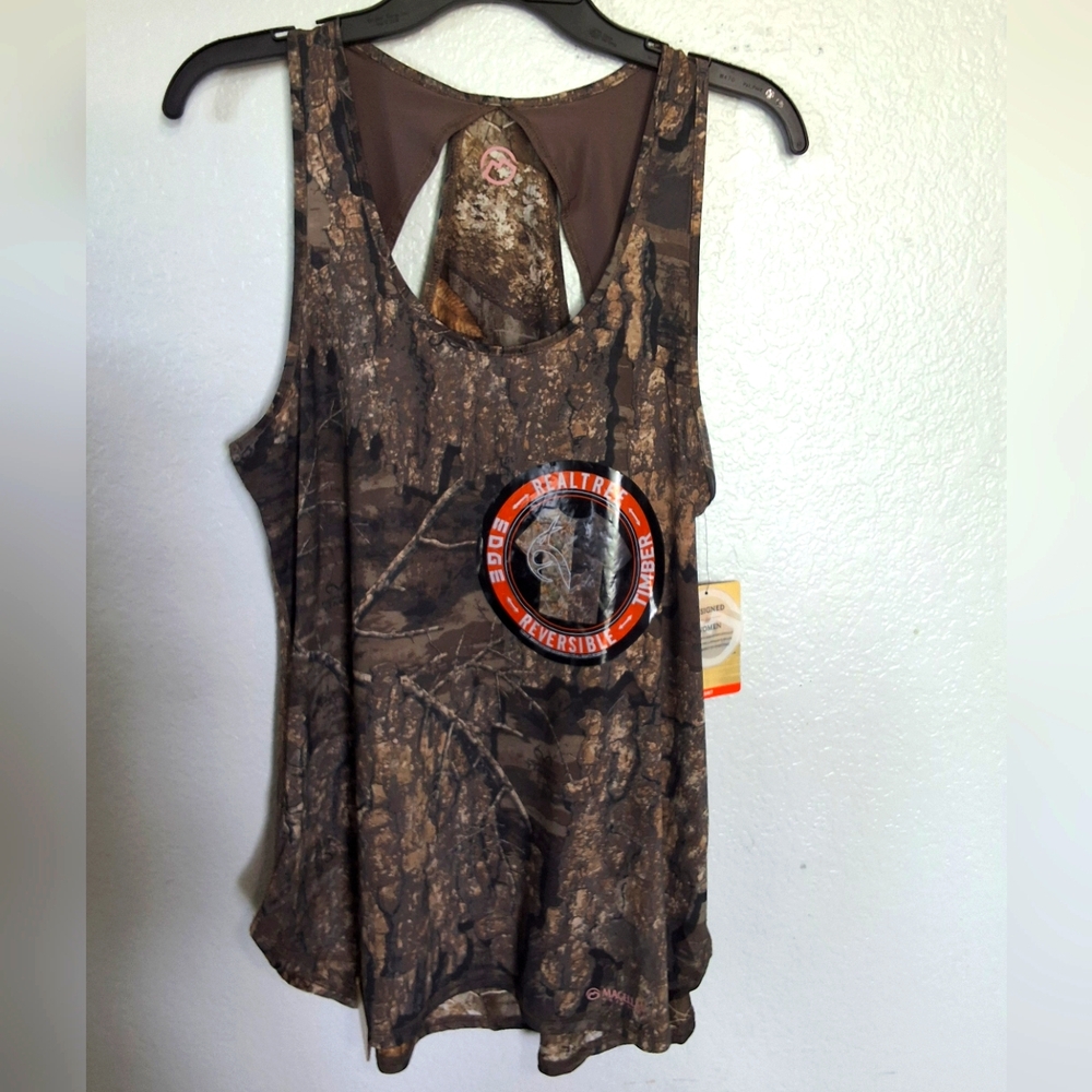 Women's Eagle Bluff Reversible Tank Top Size Medium NWT